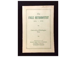 The University of Washington Issue of the Angle Orthodontist